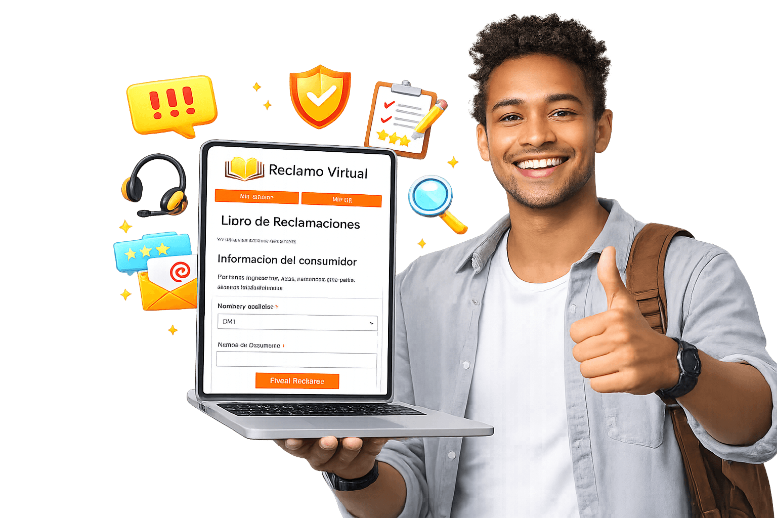 Vista del libro de reclamaciones